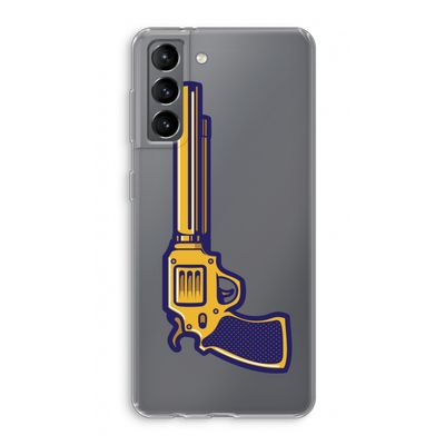 Pew Pew Pew: Samsung Galaxy S21 Transparant Hoesje