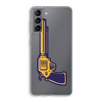 Pew Pew Pew: Samsung Galaxy S21 Transparant Hoesje