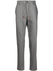 Eleventy pantalon en laine mélangée à coupe droite - Gris