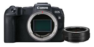 Canon EOS RP Body + EF-EOS R Adapter MILC body 26,2 MP CMOS 6240 x 4160 Pixels Zwart
