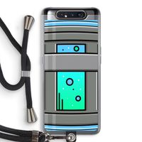 Chug Bottle: Samsung Galaxy A80 Transparant Hoesje met koord