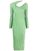 Cult Gaia robe Ebba en maille - Vert