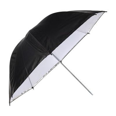 Linkstar flitsparaplu puk-84wb wit/zwart 100 cm (omkeerbaar)