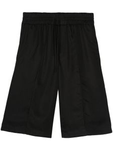 Jil Sander short à pinces - Noir