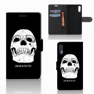Telefoonhoesje met Naam Sony Xperia XZ | Sony Xperia XZs Skull Eyes Telefoonhoesje met Naam Sony Xperia XZ | Sony Xperia XZs Skull Eyes