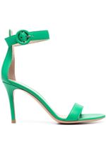 Gianvito Rossi sandales 85 mm en cuir à bout rond - Vert - thumbnail