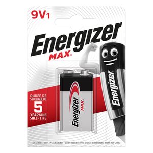 Energizer Max – 9V Wegwerpbatterij Alkaline