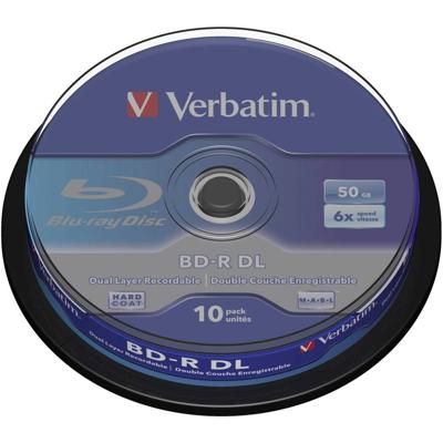 Verbatim 43746 Blu-ray BD-R DL disc 50 GB 10 stuk(s) Spindel