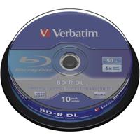 Verbatim 43746 Blu-ray BD-R DL disc 50 GB 10 stuk(s) Spindel Verbatim 43746 Blu-ray BD-R DL disc 50 GB 10 stuk(s) Spindel