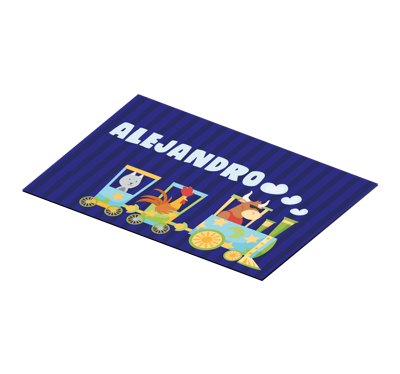 Kinder placemat Trainen voor kinderen