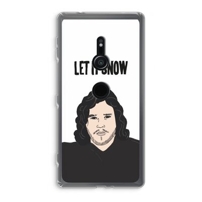Let It Snow: Sony Xperia XZ2 Transparant Hoesje