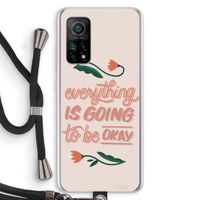 Optimistic flower girl: Xiaomi Mi 10T 5G Transparant Hoesje met koord