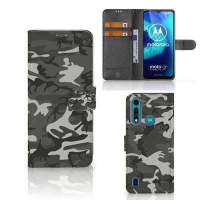 Motorola G8 Power Lite | Telefoon Hoesje | Army Light