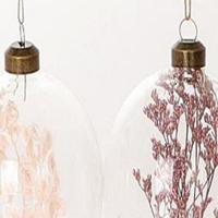 Hang. ei droog bloemen l8b6 cm roze HBX Deco - Hbx deco