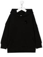 Moncler Enfant robe-pull à logo ornementé - Noir - thumbnail