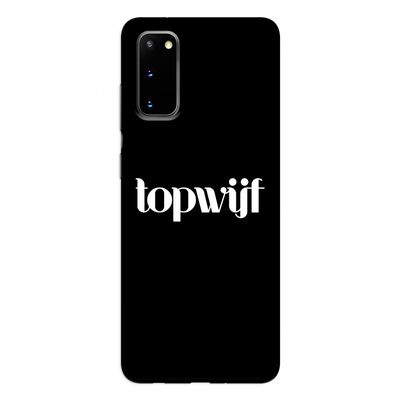Topwijf Zwart: Samsung Galaxy S20 Tough Case