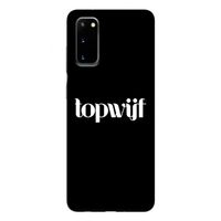 Topwijf Zwart: Samsung Galaxy S20 Tough Case