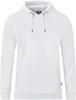 JAKO C6720 Sweater Met Kap Organic - Wit - L