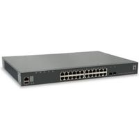 LevelOne GTL-2891 Managed L3 Gigabit Ethernet (10/100/1000) Grijs netwerk-switch - thumbnail