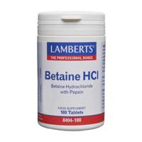 Lamberts Betaine HCL 324mg/Pepsine 5mg