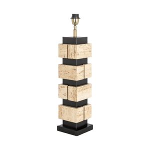 Richmond Tafellamp 'Madiq' Travertin, 65cm hoog