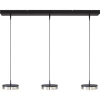 Masterlight 3-lichts hanglampImperia 100cm zwart nikkel - 2041-05-81-02-100-3