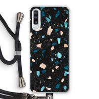 Terrazzo N°11: Samsung Galaxy A70 Transparant Hoesje met koord