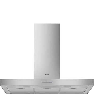 SmegKBT900XE Schouwkap Grijs