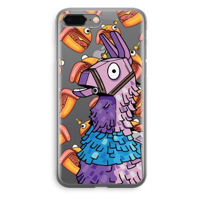 Loot Burger: iPhone 8 Plus Transparant Hoesje