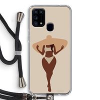 Let's get salty: Samsung Galaxy M31 Transparant Hoesje met koord