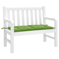 VidaXL Tuinbankkussen 100x50x7 cm stof gemêleerd groen