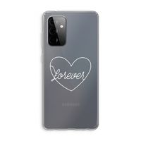 Forever heart pastel: Samsung Galaxy A72 Transparant Hoesje