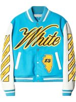 Off-White veste Vars World en cuir - Bleu - thumbnail