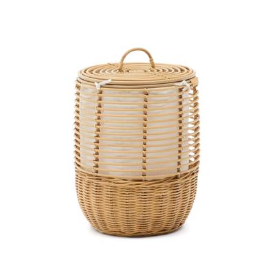 Kave Home Wasmand 'Liora' Rotan