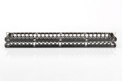 Digitus DN-91424 48 poorten Netwerkpatchpaneel 483 mm (19) 1 HE Zwart Niet ingericht