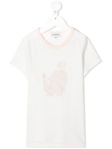 Lanvin Enfant t-shirt à broderies - Blanc