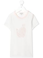 Lanvin Enfant t-shirt à broderies - Blanc - thumbnail