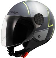 LS2 Helmet of558 sph. lux ii firm m tit./yel.