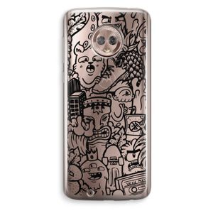 Vexx Black Mixtape: Motorola Moto G6 Transparant Hoesje