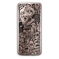 Vexx Black Mixtape: Motorola Moto G6 Transparant Hoesje Vexx Black Mixtape: Motorola Moto G6 Transparant Hoesje