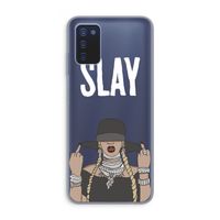 Slay All Day: Samsung Galaxy A03s Transparant Hoesje