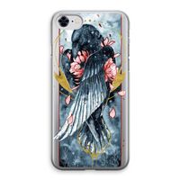 Golden Raven: iPhone 8 Transparant Hoesje