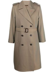 Maison Margiela trench en laine à boutonnière croisée - Vert