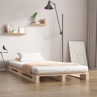 Palletbed massief grenenhout wit 75x190 cm Palletbed massief grenenhout wit 75x190 cm