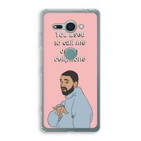 Hotline bling: Sony Xperia XZ2 Compact Transparant Hoesje