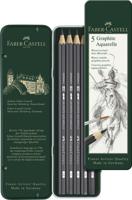 Faber Castell Aquarelpotlood Graphite - etui a 5 stuks