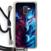 Where Light And Dark Meet: Samsung Galaxy A8 (2018) Transparant Hoesje met koord