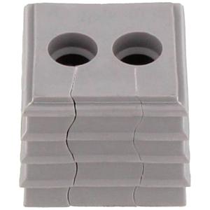 CONTA-CLIP KDS-DE 2X6,5 GR Afdichtingselement Thermoplastisch elastomeer Grijs 1 stuk(s)