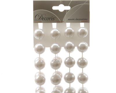 Kralenketting plastic xxl 20mmx270cm winterwit - Ksd