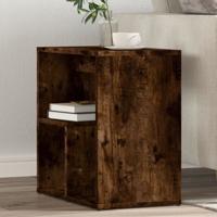 Bijzettafels 2 st 50x30x50 cm bewerkt hout gerookt eikenkleurig
